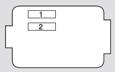 Acura RDX - fuse box - under hood (secondary)