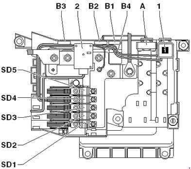 Audi Q7 - fuse box diagram - under driver's seat