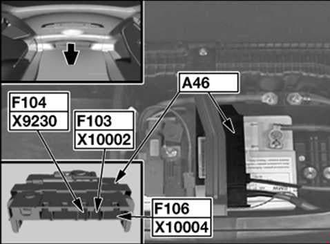 BMW 1 - fuse box diagram