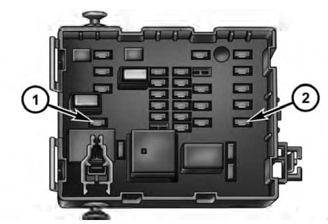 Dodge Journey - fuse box - power outlet fuses