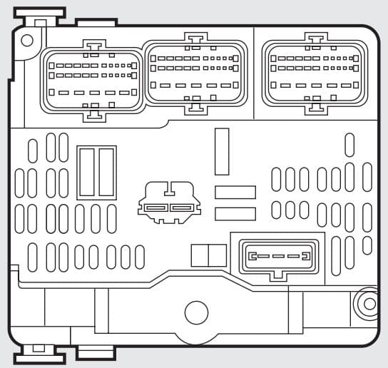 Fiat Scudo mk2 - fuse box - engine compartment