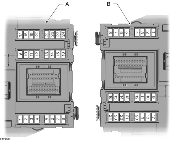 Ford Focus mk2 (2006) - central fuse box - (EU version)