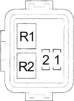 Honda Insight - fuse box diagram - engine compartment relay box no. 1