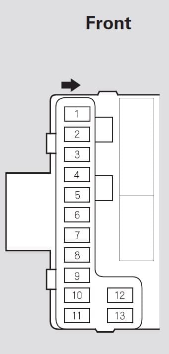 Honda Pilot (2007 - 2008) Fuse Box Diagram