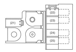 Maruti Suzuki Ritz - fuse box - engine compartment 2 (diesel)