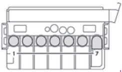 Mercedes-Benz Sprinter w906 - fuse box diagram - battery component