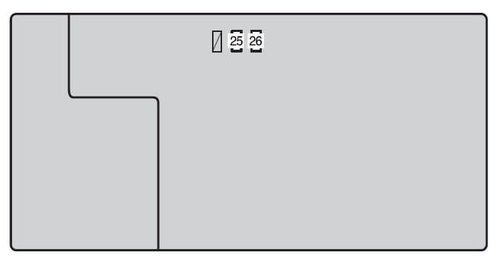 Toyota Tacoma mk2 - fuse box - engine compartment (type B)