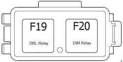 Toyota FJ Cruiser - fuse box diagram - engine compartment