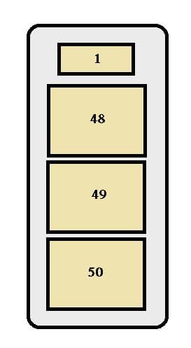 Toyota Land Cruiser - fuse box - engine compartment