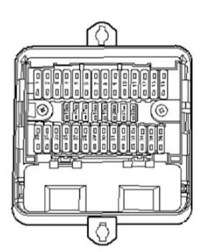 Volkswagen Transporter T5 ESSENTIALS - fuse box - holder D