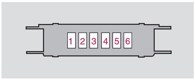 Volvo XC90 - fuse box - cargo compartment (additional fuses)